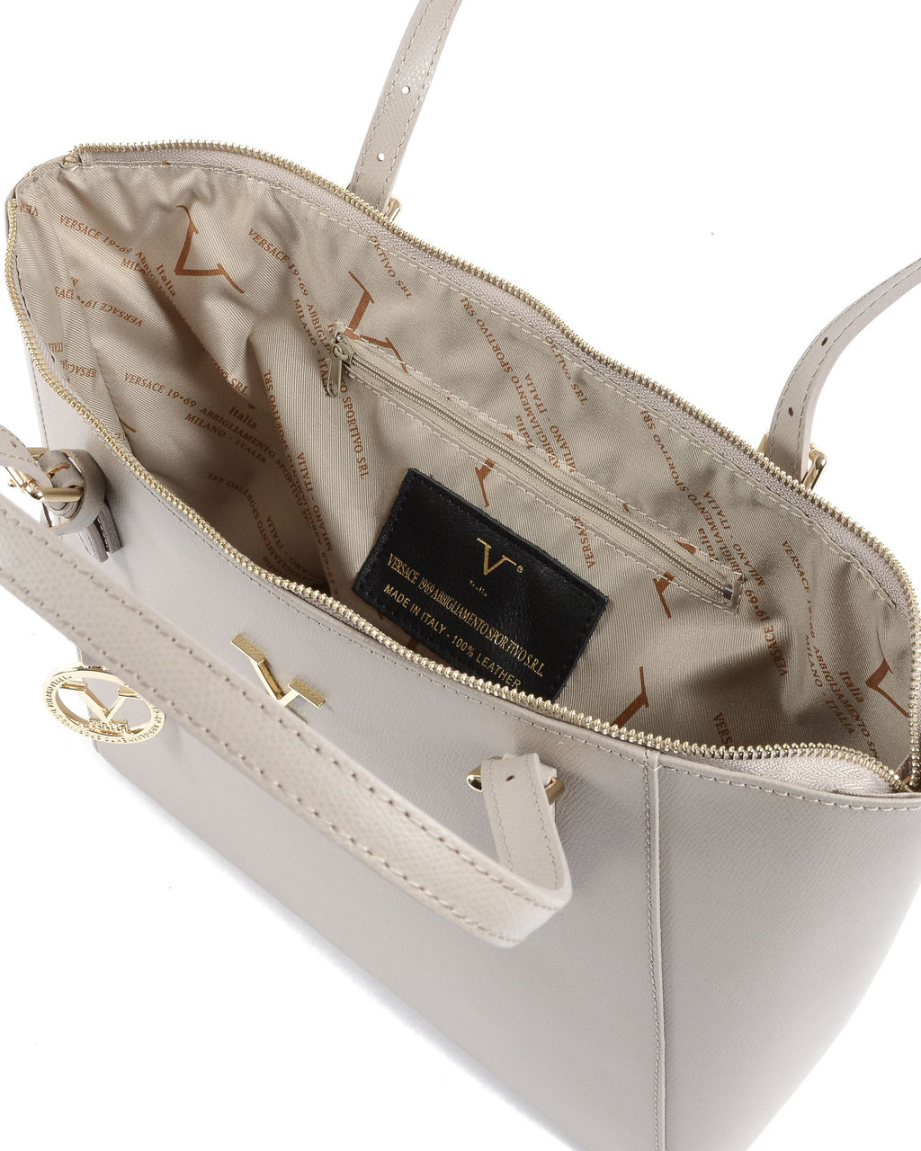 Bolso de mano para mujer V Italia V09-G PALMELLATO TAUPE