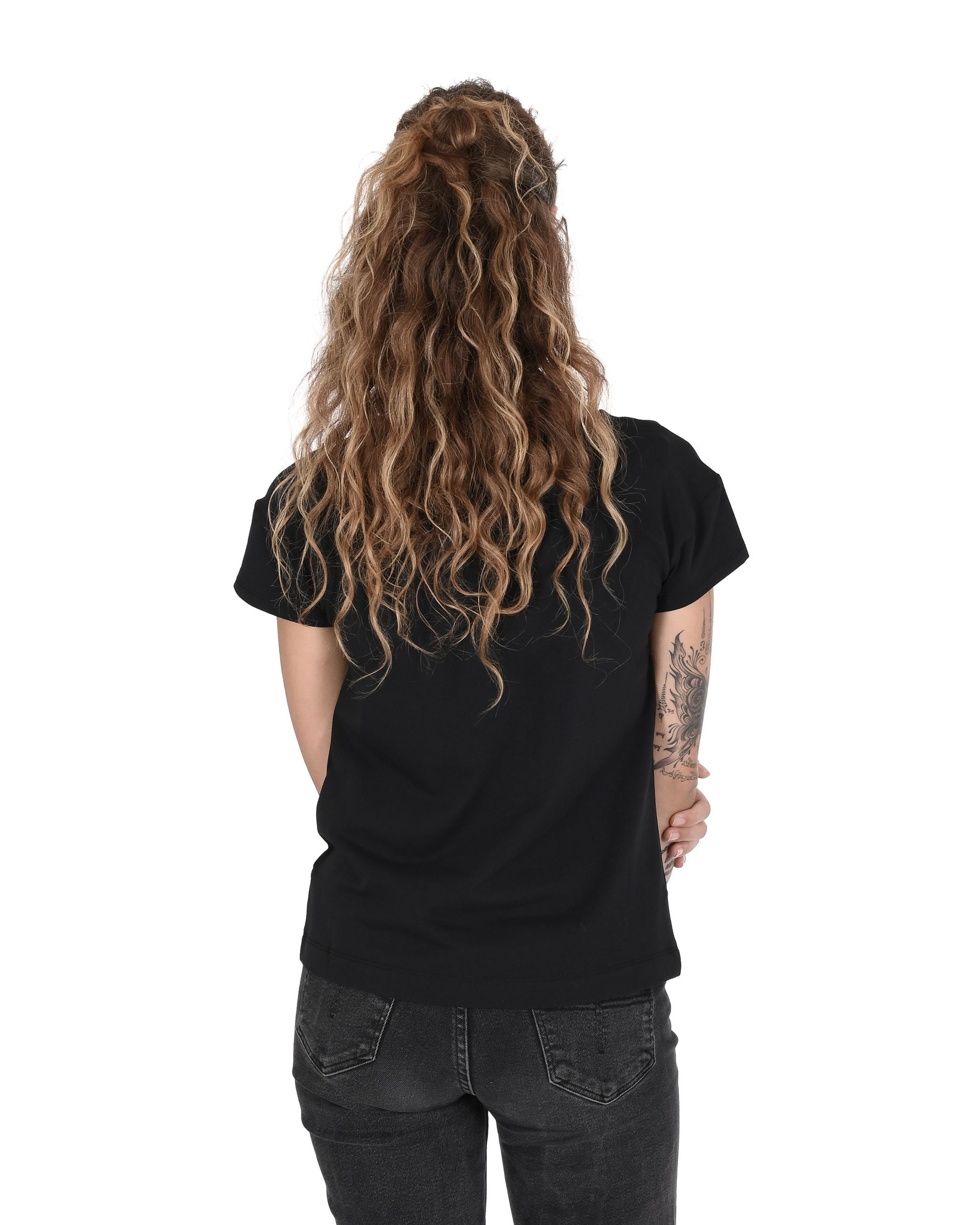 Camiseta Love Moschino para mujer W 4 F30 2M E 2264 C74 NEGRO