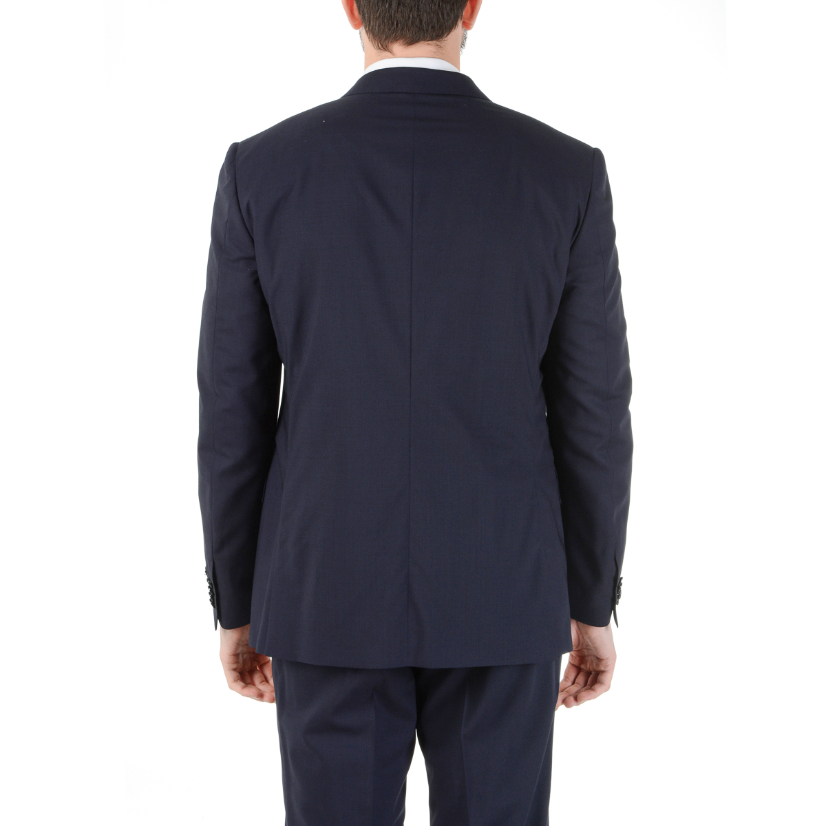 Traje Corneliani para hombre, manga larga, azul oscuro, talla Super 140