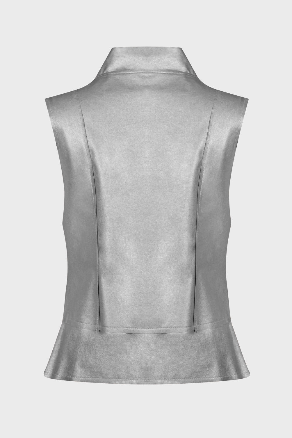 19V69 Italia Chaqueta de mujer plateada PARADISE SILVER VEST