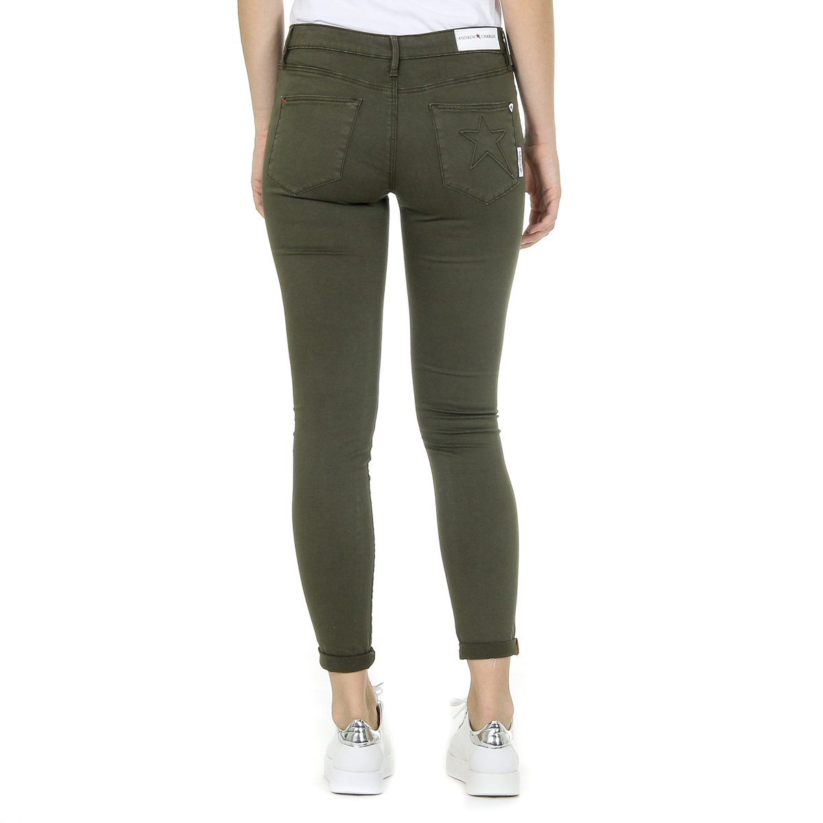 Pantalones Andrew Charles para mujer Verde CLAIRE