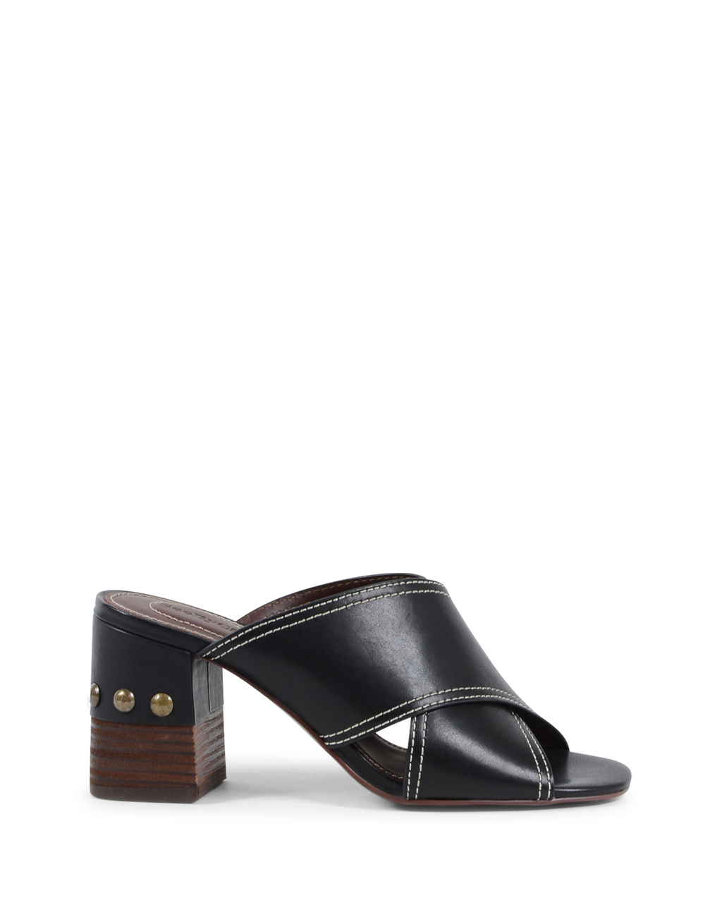 ChloÃ¨ Womens Mule Sandal Black SB30083 NERO