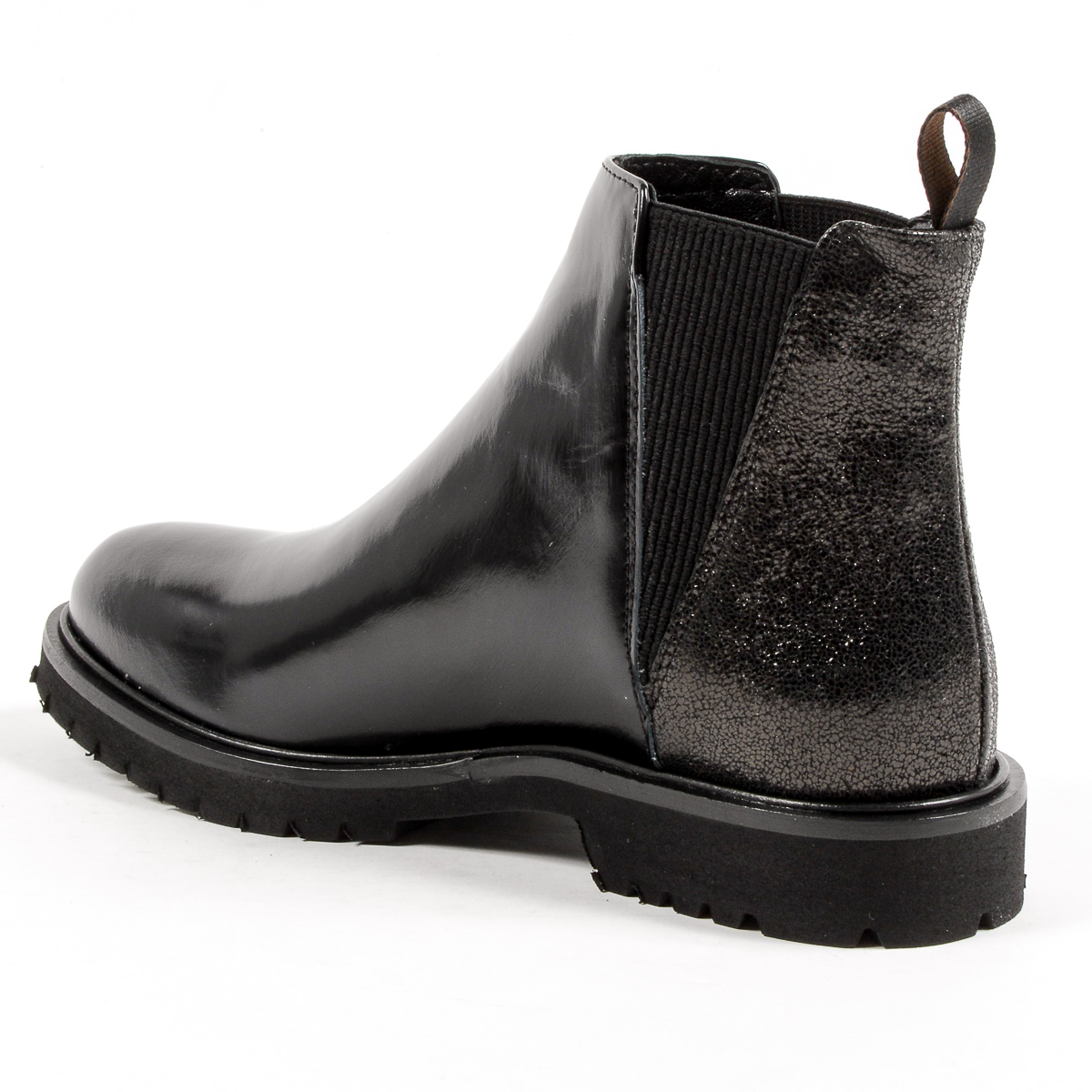 Andrew Charles Womens Ankle Boot Black CHRISTINA