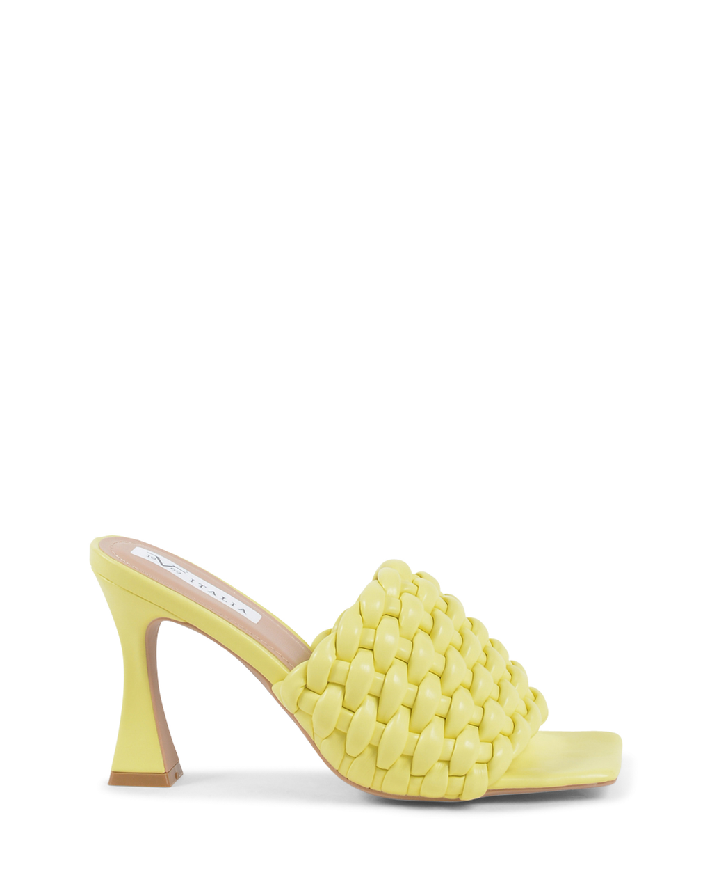 19V69 Italia Womens Mule Sandal Yellow V8185 YELLOW