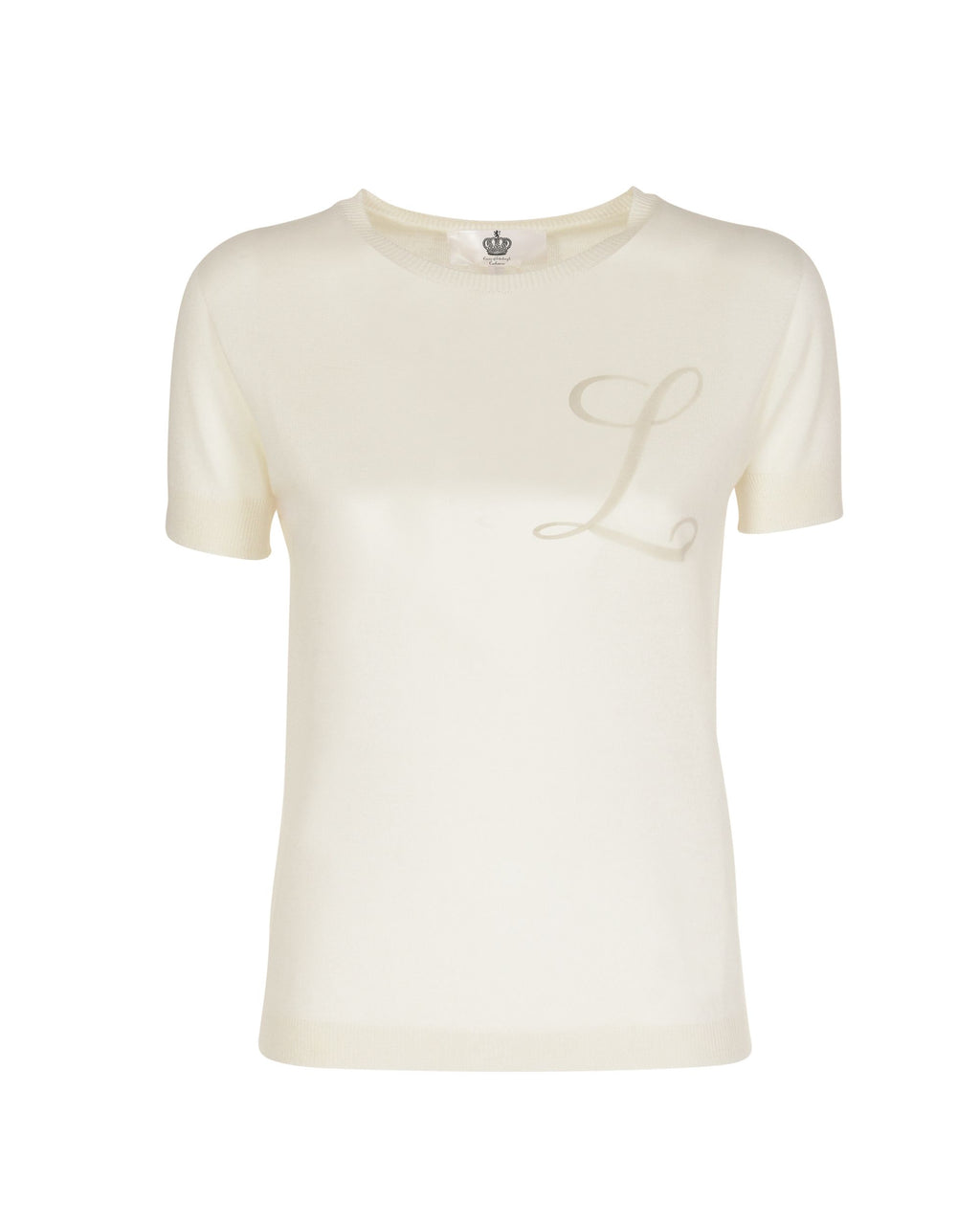 Dee Ocleppo Short Sleeve ART 003 IVORY LETTER L