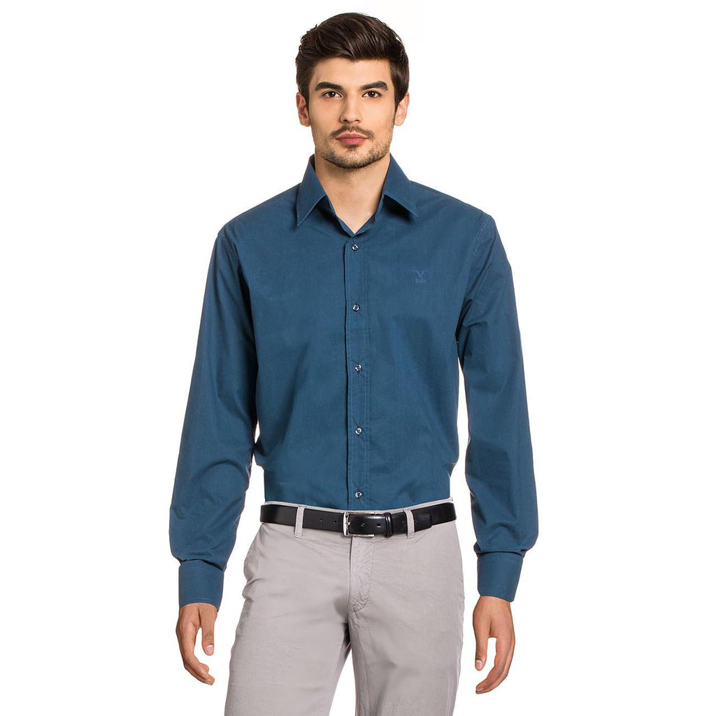 Camisa clásica moderna de corte italiano para hombre V 1969 377 ART. 11