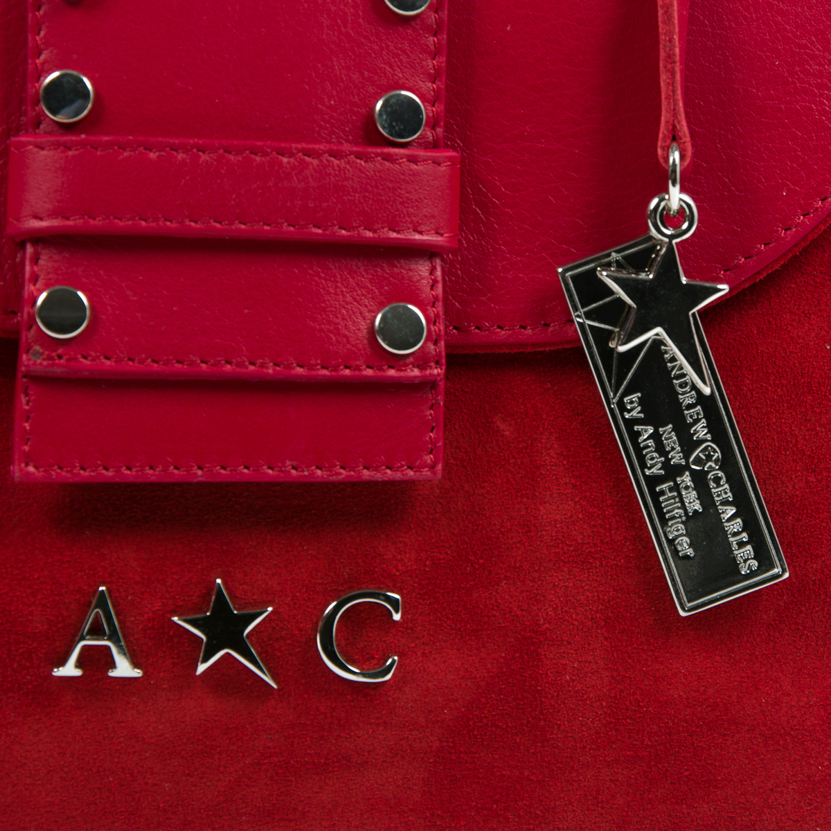 Bolso de mano para mujer Andrew Charles rojo ROSS