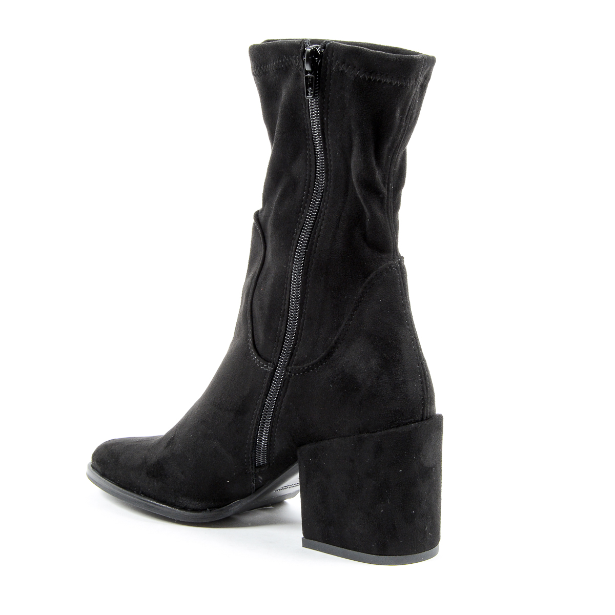 Andrew Charles Womens Short Boot Black JONI