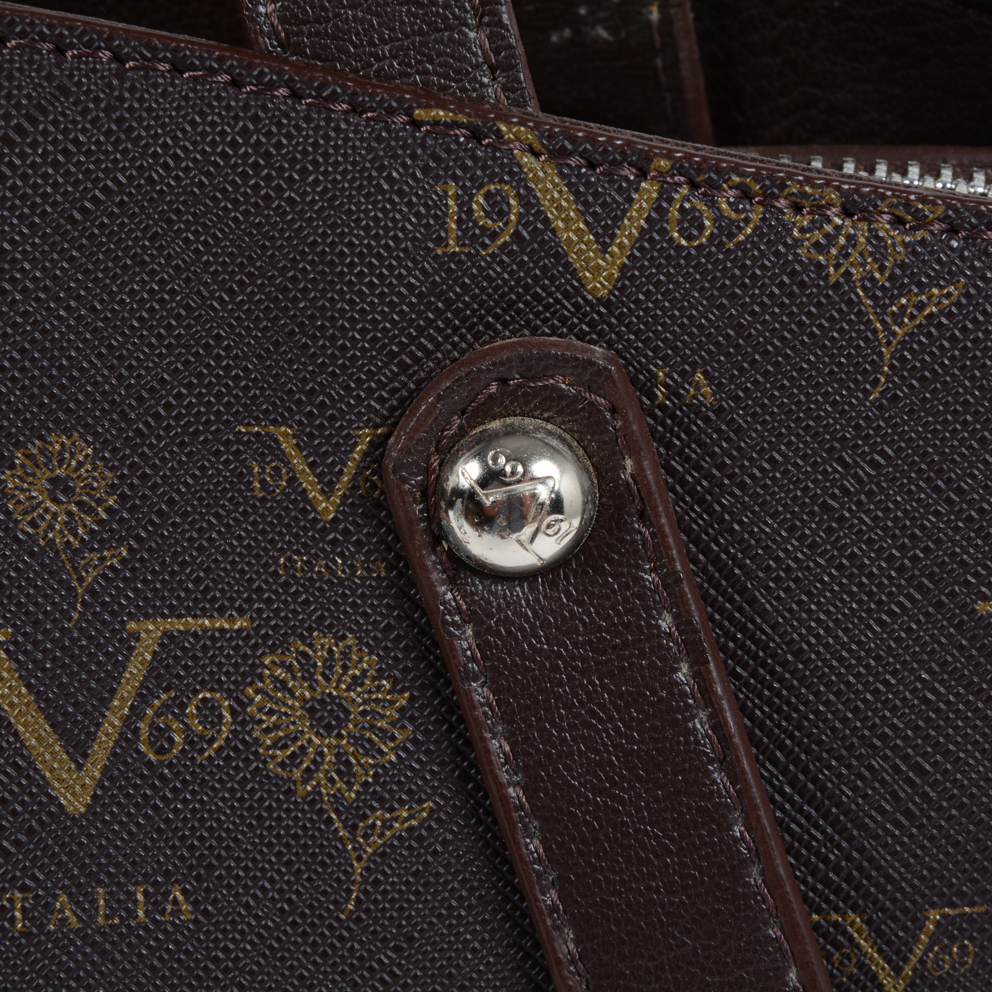 V 1969 Italia Womens Handbag Brown LIMA