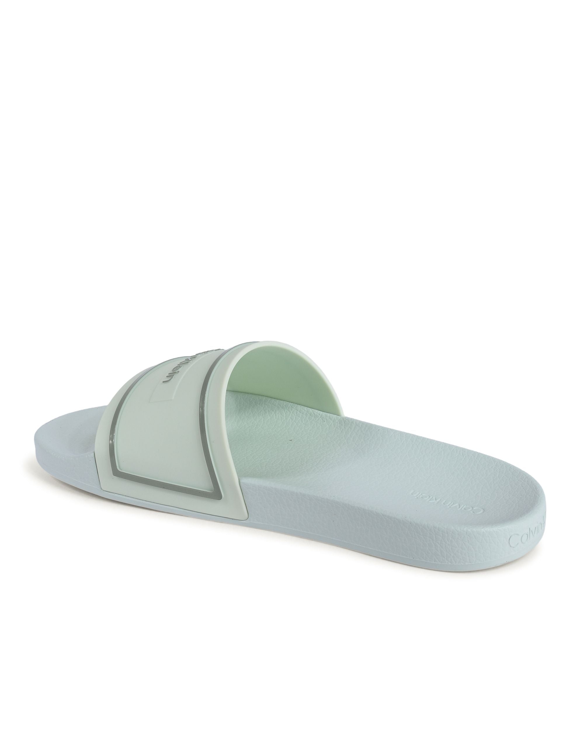 Chanclas Calvin Klein para mujer, color verde, HW0HW01976LIA