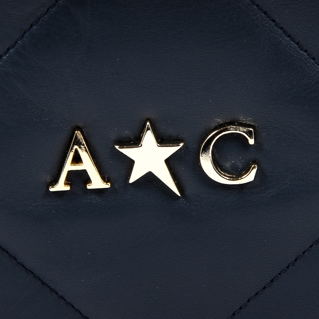 Bolso de mano para mujer Andrew Charles azul oscuro TESS