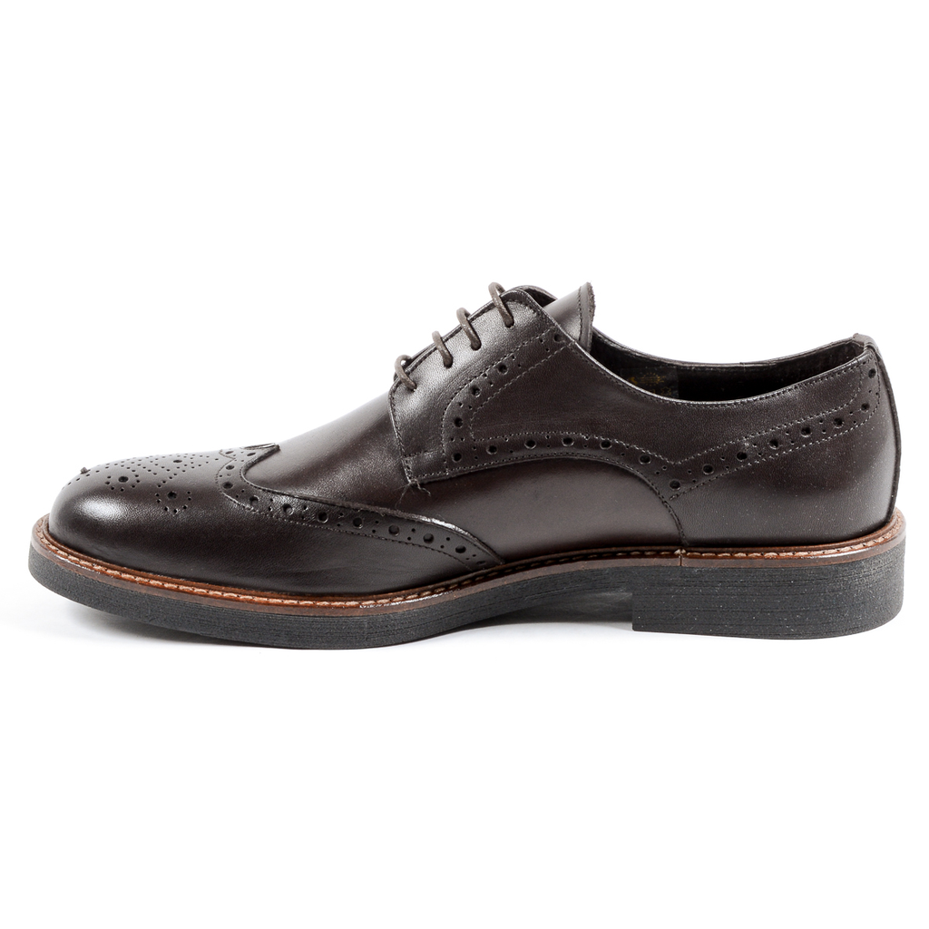 Andrew Charles Mens Brogue Shoe Brown IGGY