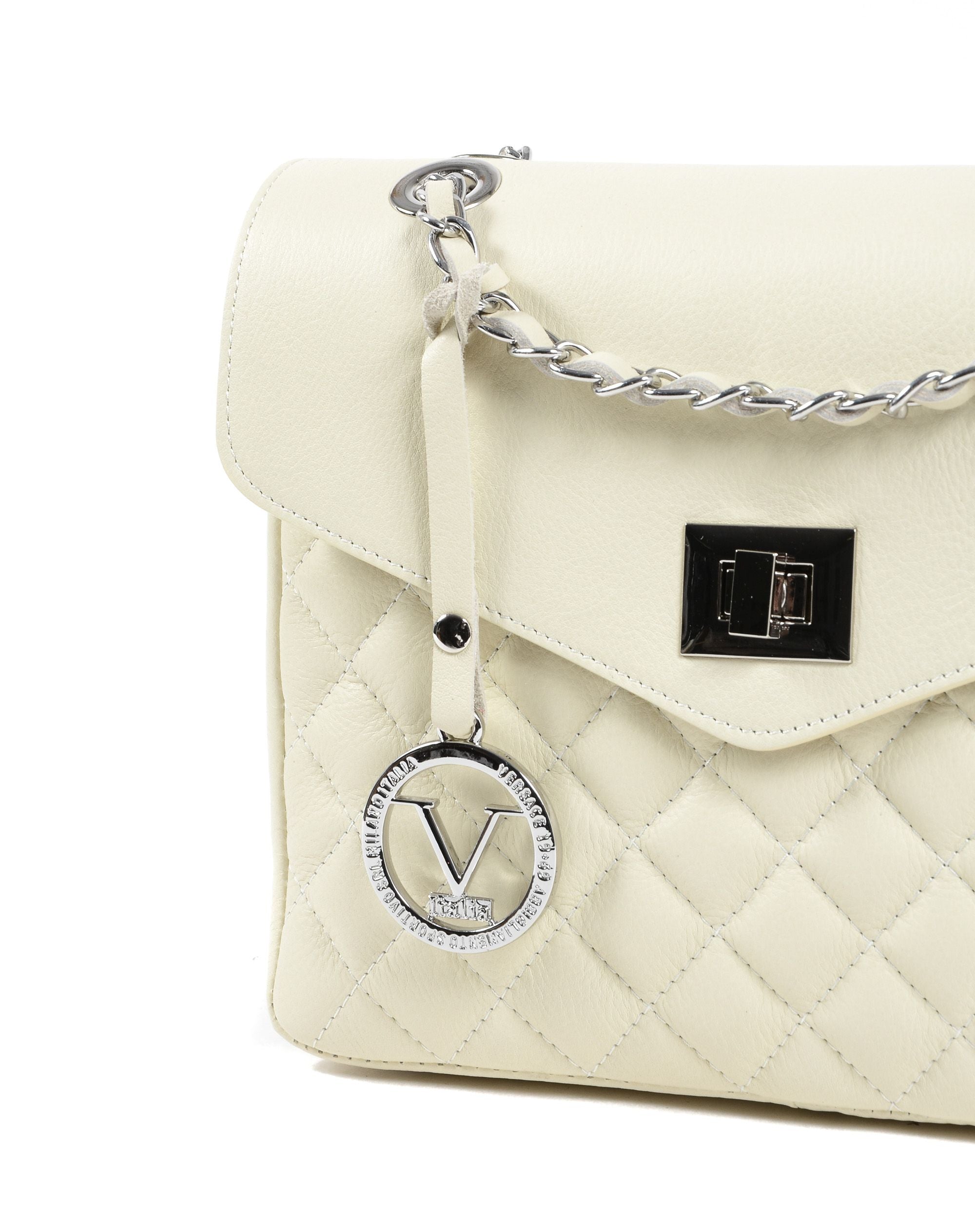 V Italia Womens Handbag Beige V024-S SAUVAGE BEIGE