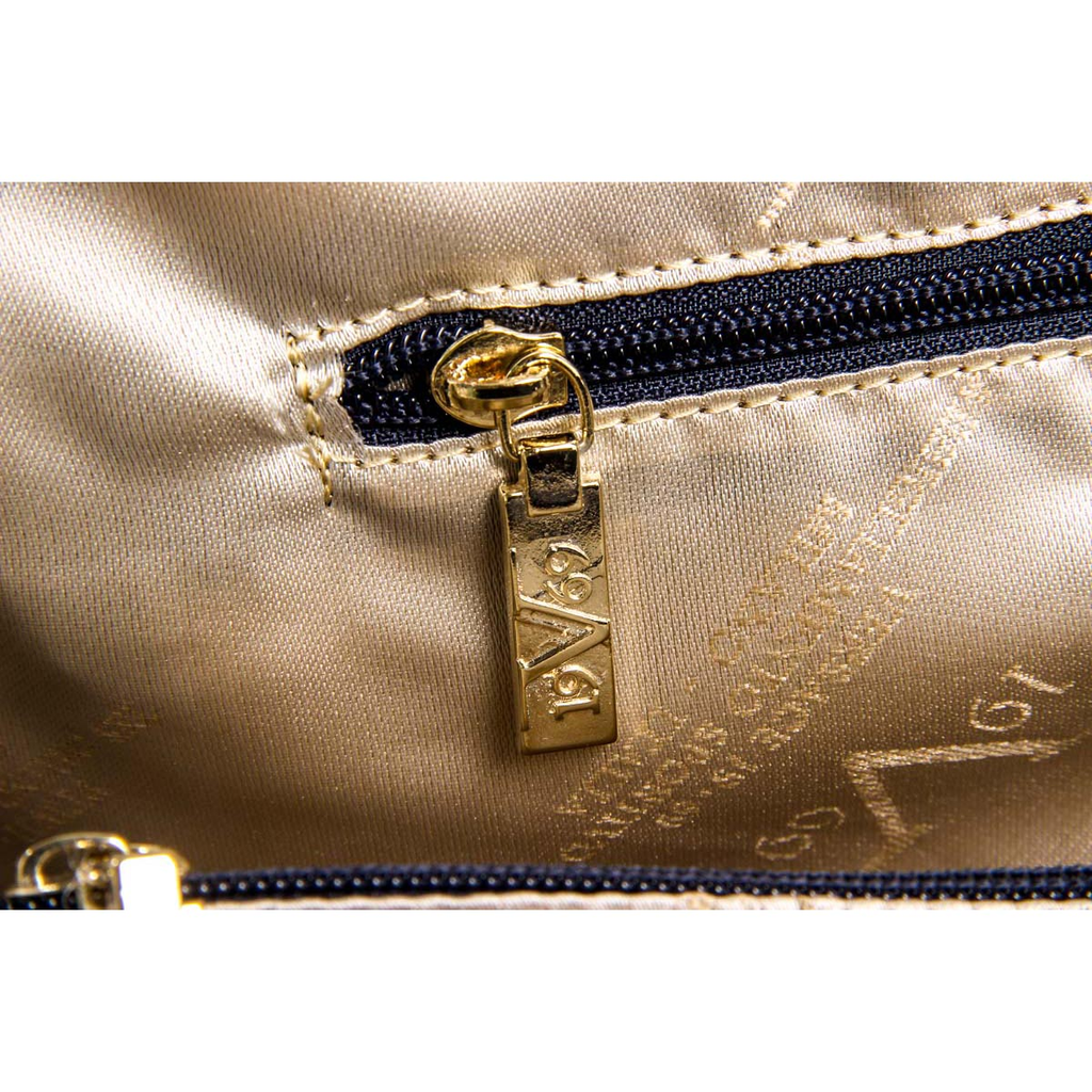 Bolso de mano para mujer V 1969 Italia V1969002 AZUL MARINO