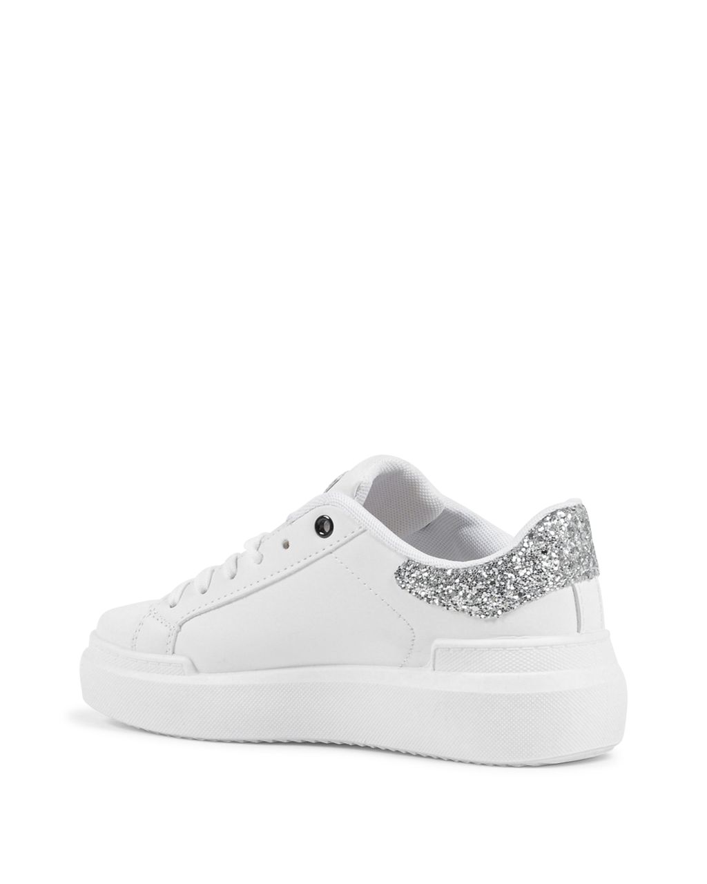 19V69 Italia Zapatillas de mujer V813 BIANCO ARGENTO
