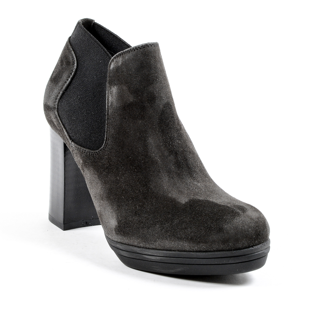 V 1969 Italia - Botines de tacón para mujer, color gris oscuro, GRACY