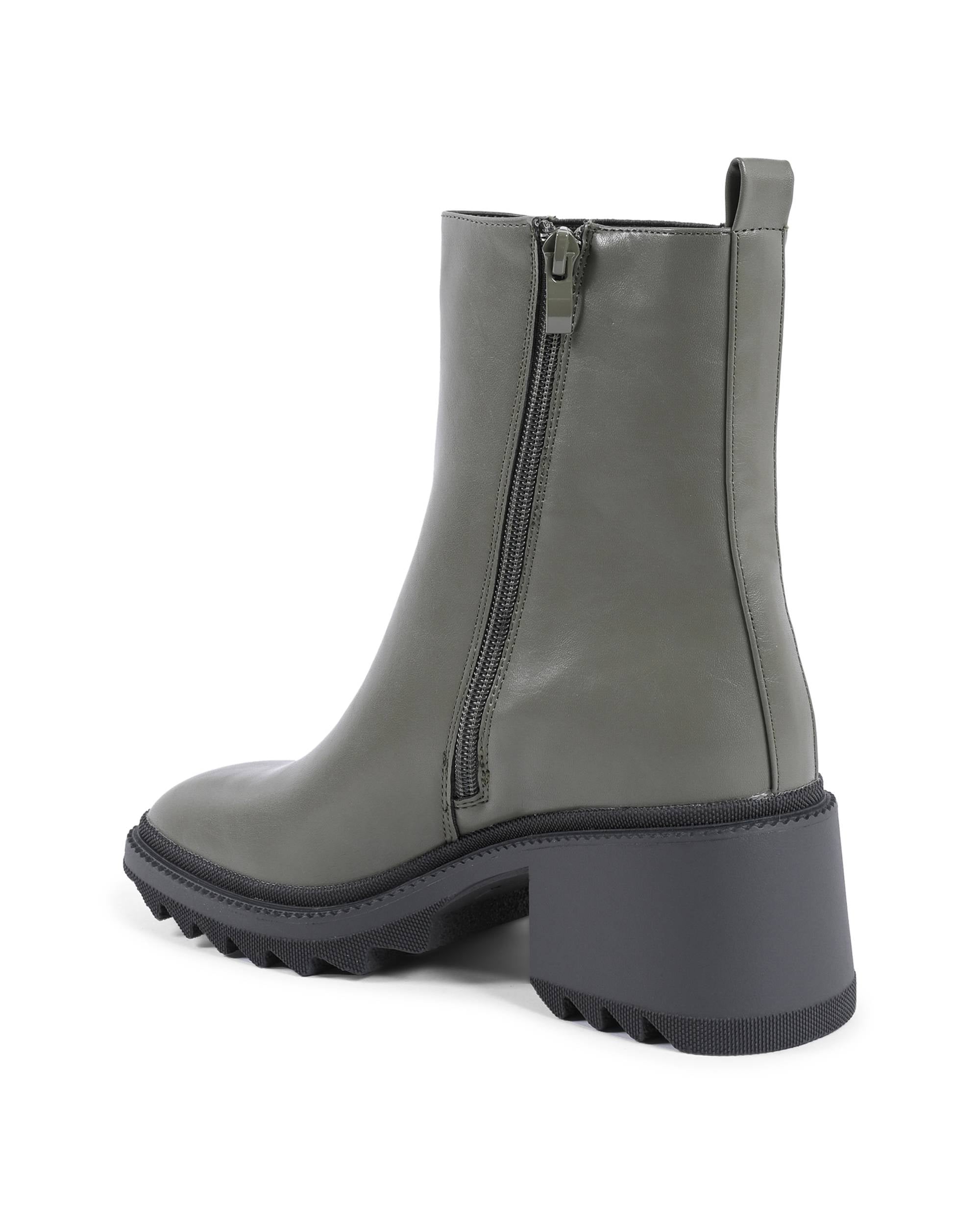 19V69 Italia Botines para mujer Verde 181-87 MILITAR