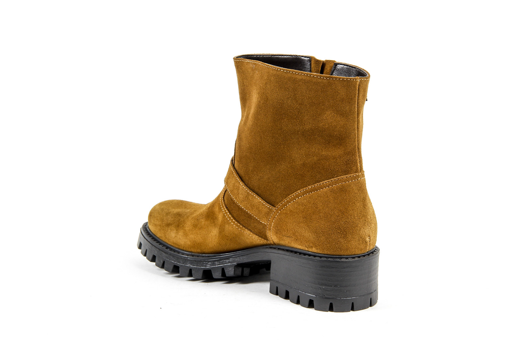 V 1969 Italia Womens Short Boot Brown AMALFI