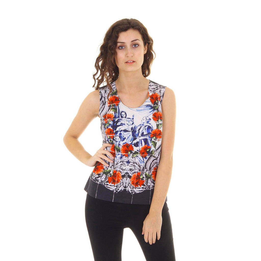 Camiseta sin mangas Dolce & Gabbana para mujer F7O34T FP5J8 X0800