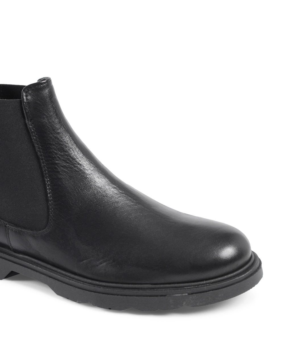 19V69 Italia Mens Ankle Boot Black 182350 CRUST NERO
