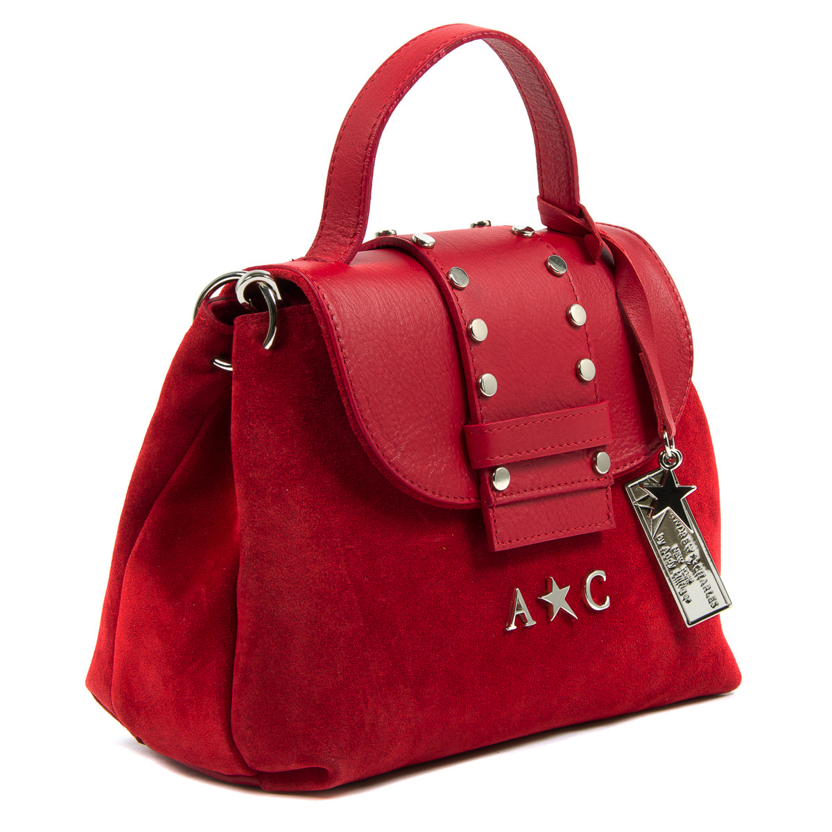 Bolso de mano para mujer Andrew Charles rojo PAMELA