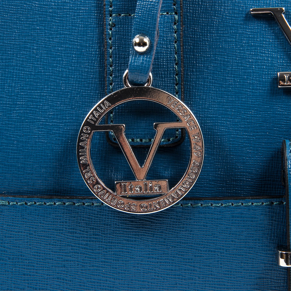 V 1969 Italia Bolso Mujer V006-S SAFFIANO PETROLIO