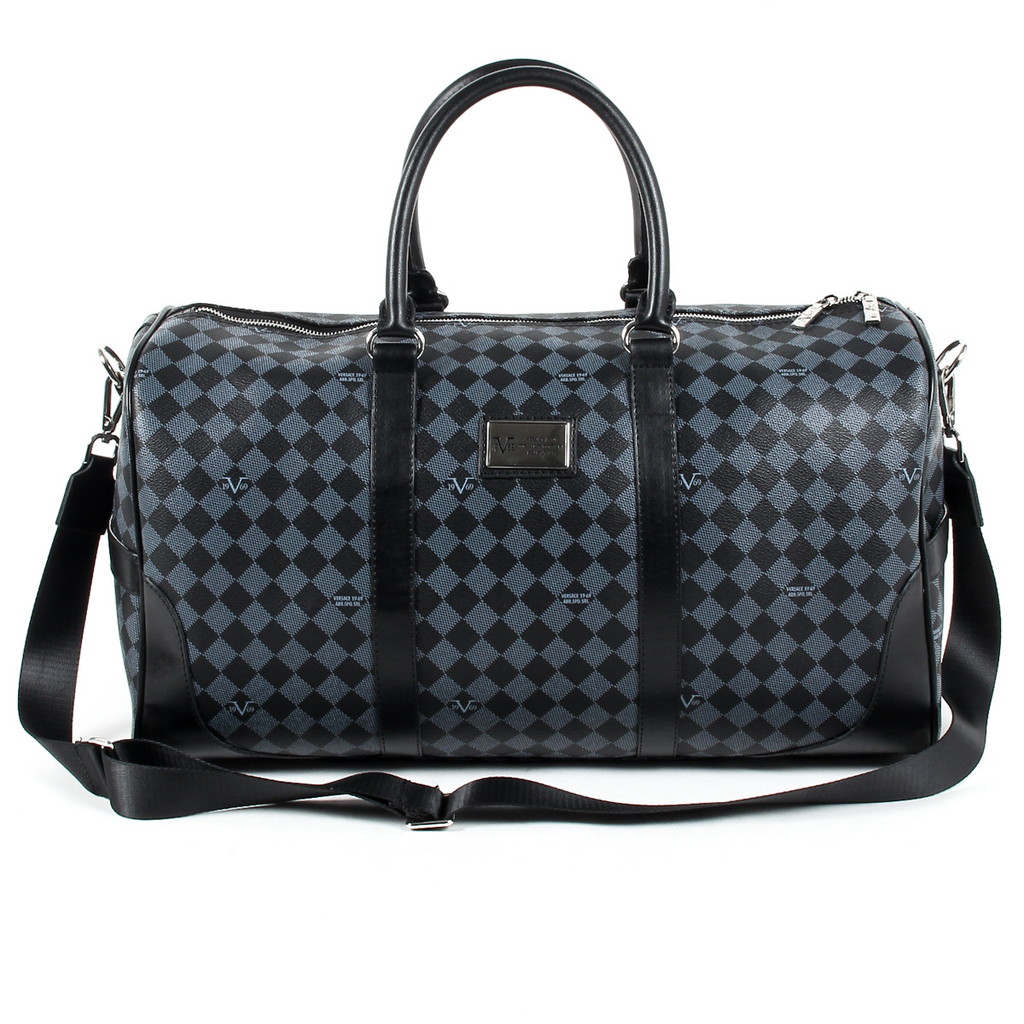 Bolso deportivo para hombre V 1969 Italia V1969015 GRIS NEGRO