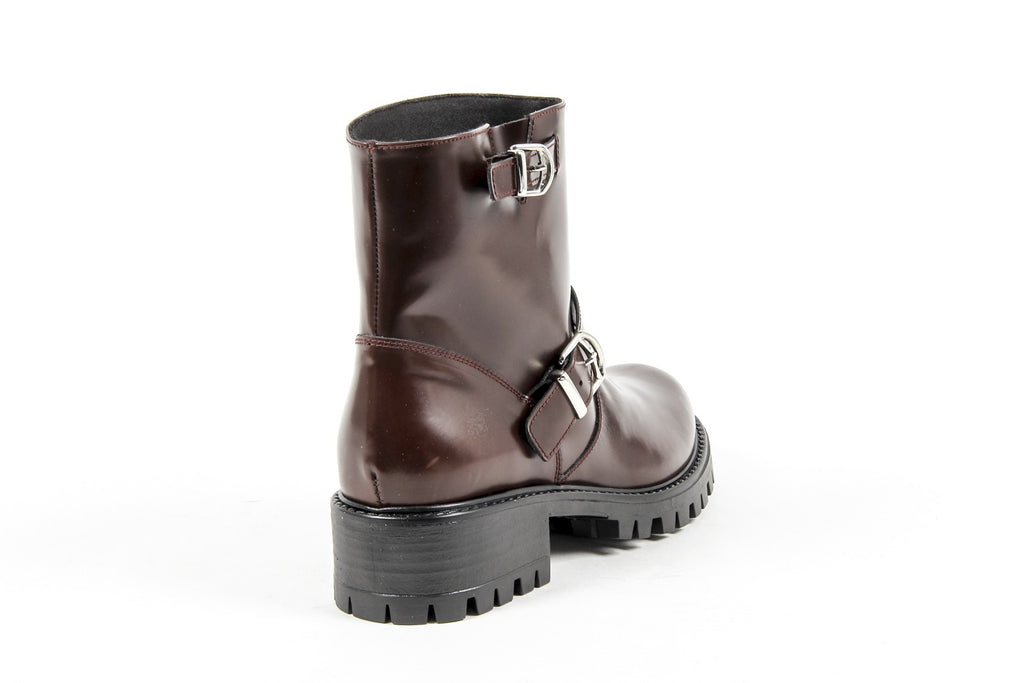 V 1969 Italia Bota corta para mujer B1441 AMALFI MORBIDO BORDEAUX