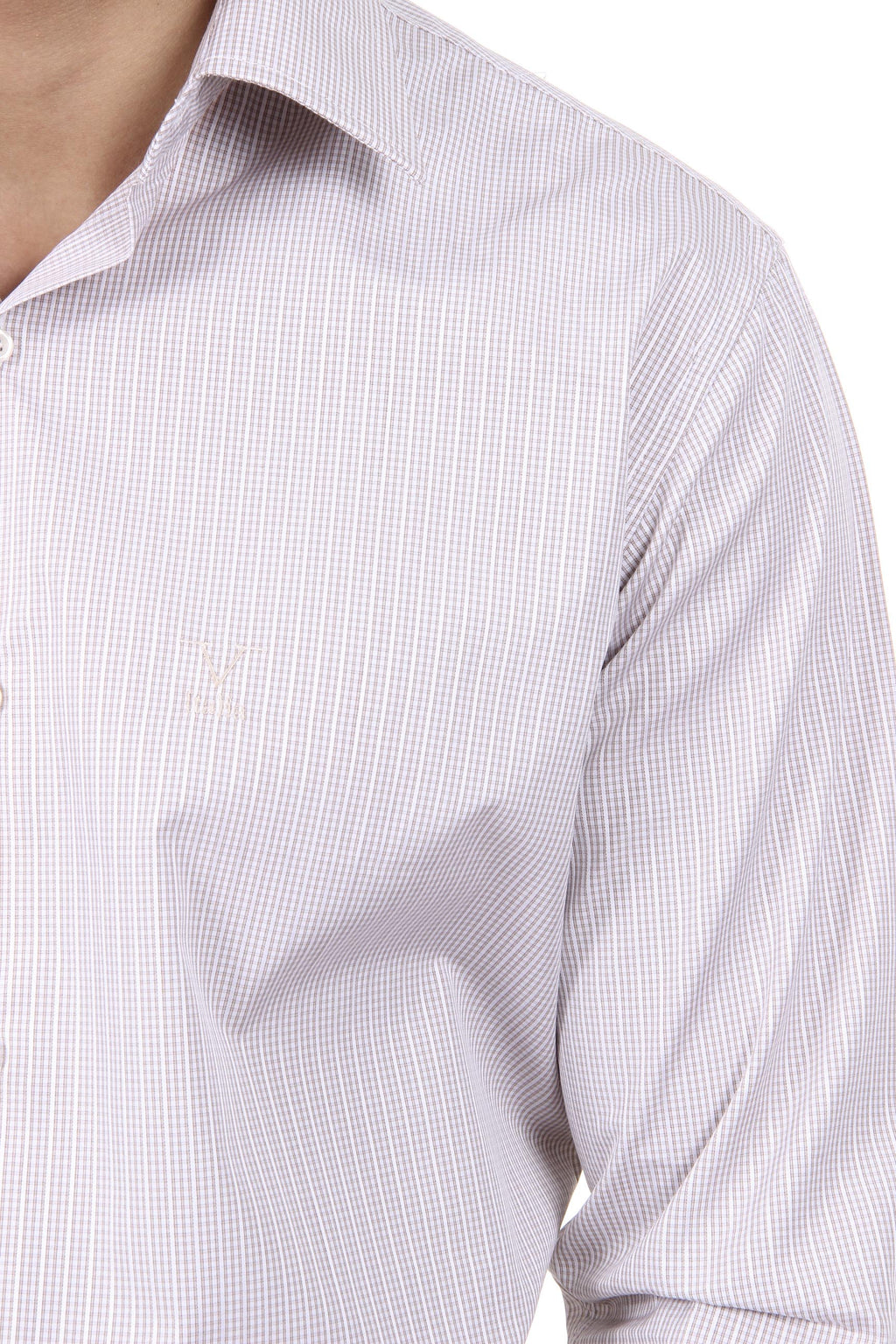 Camisa clásica moderna de corte italiano para hombre V 1969, talla 377, VAR. 213