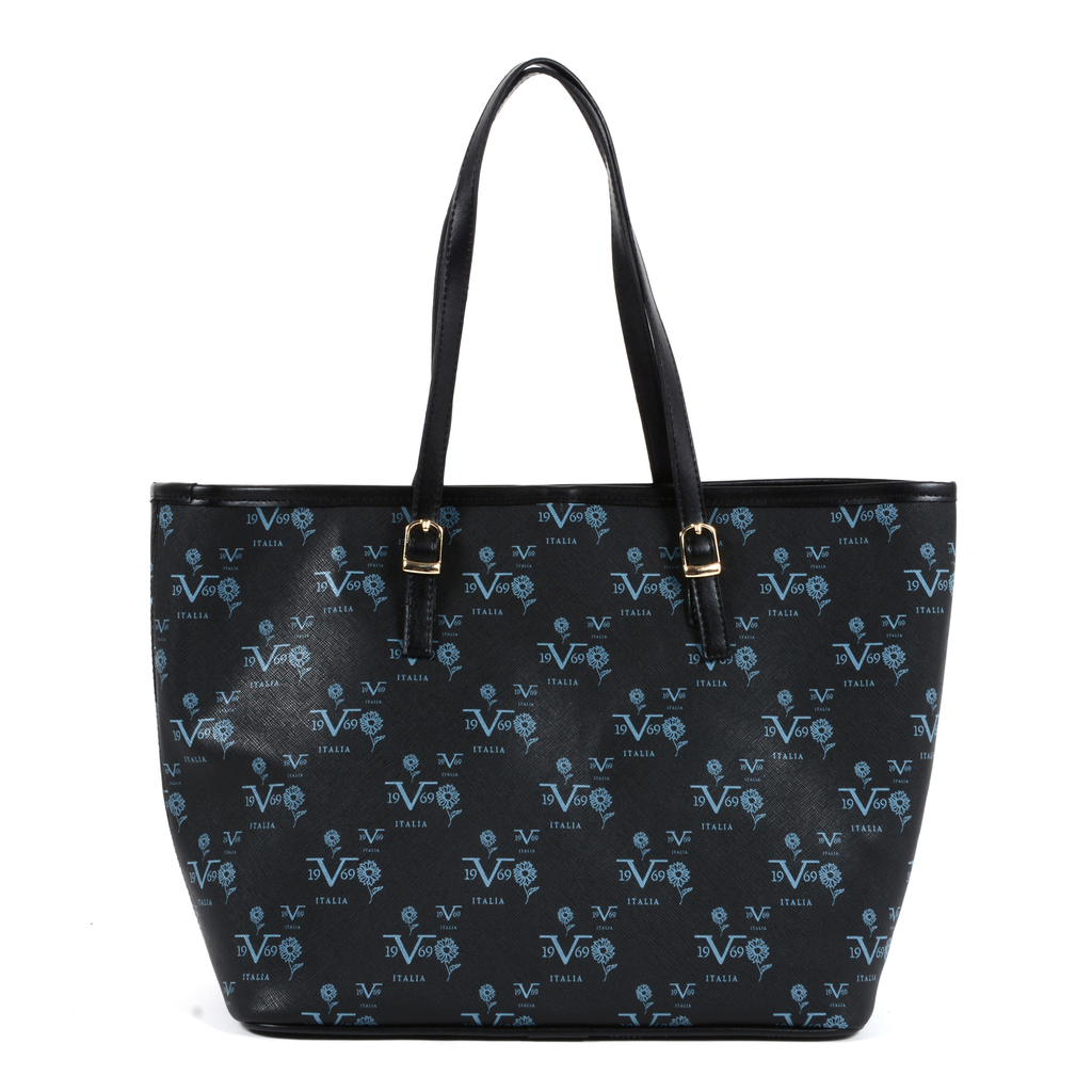 V 1969 Italia Womens Handbag Black MANILA