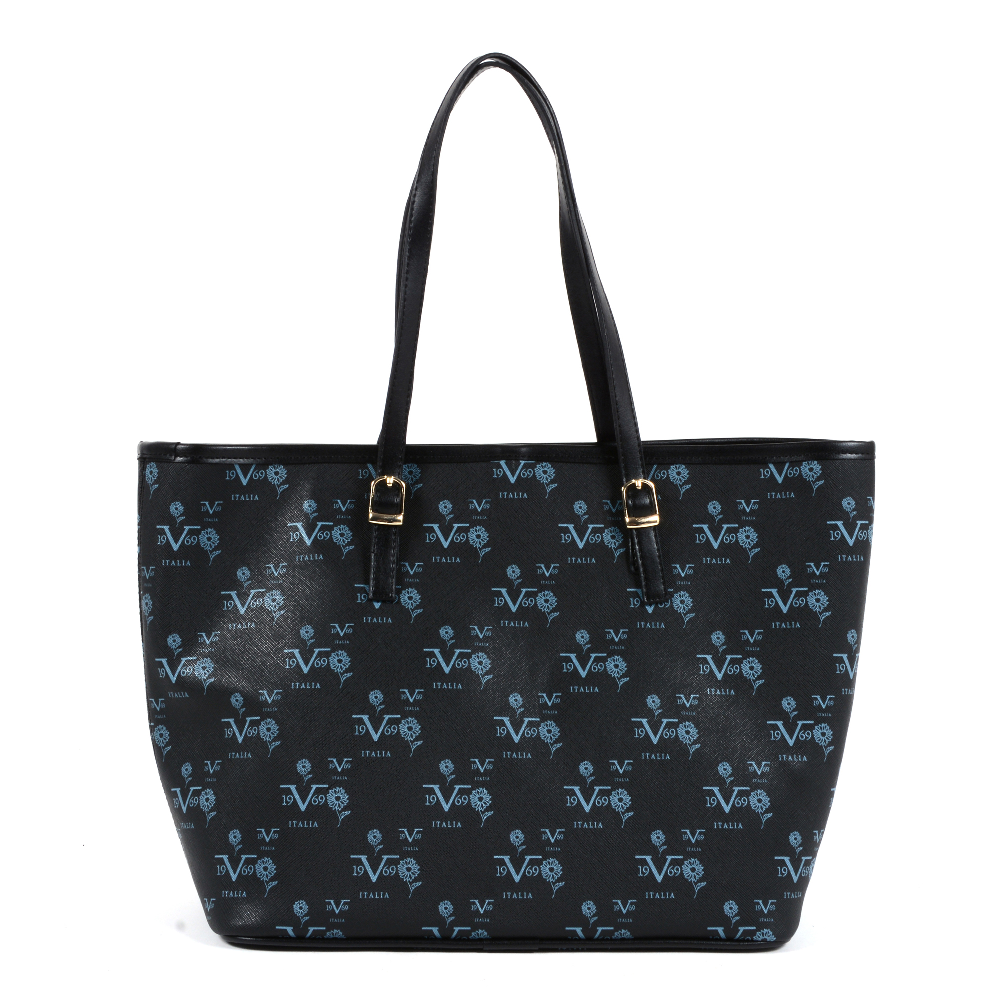 V 1969 Italia Womens Handbag Black MANILA