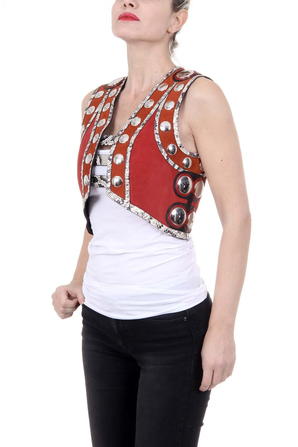 Chaleco Roberto Cavalli para mujer CQP600 PC119 D5412