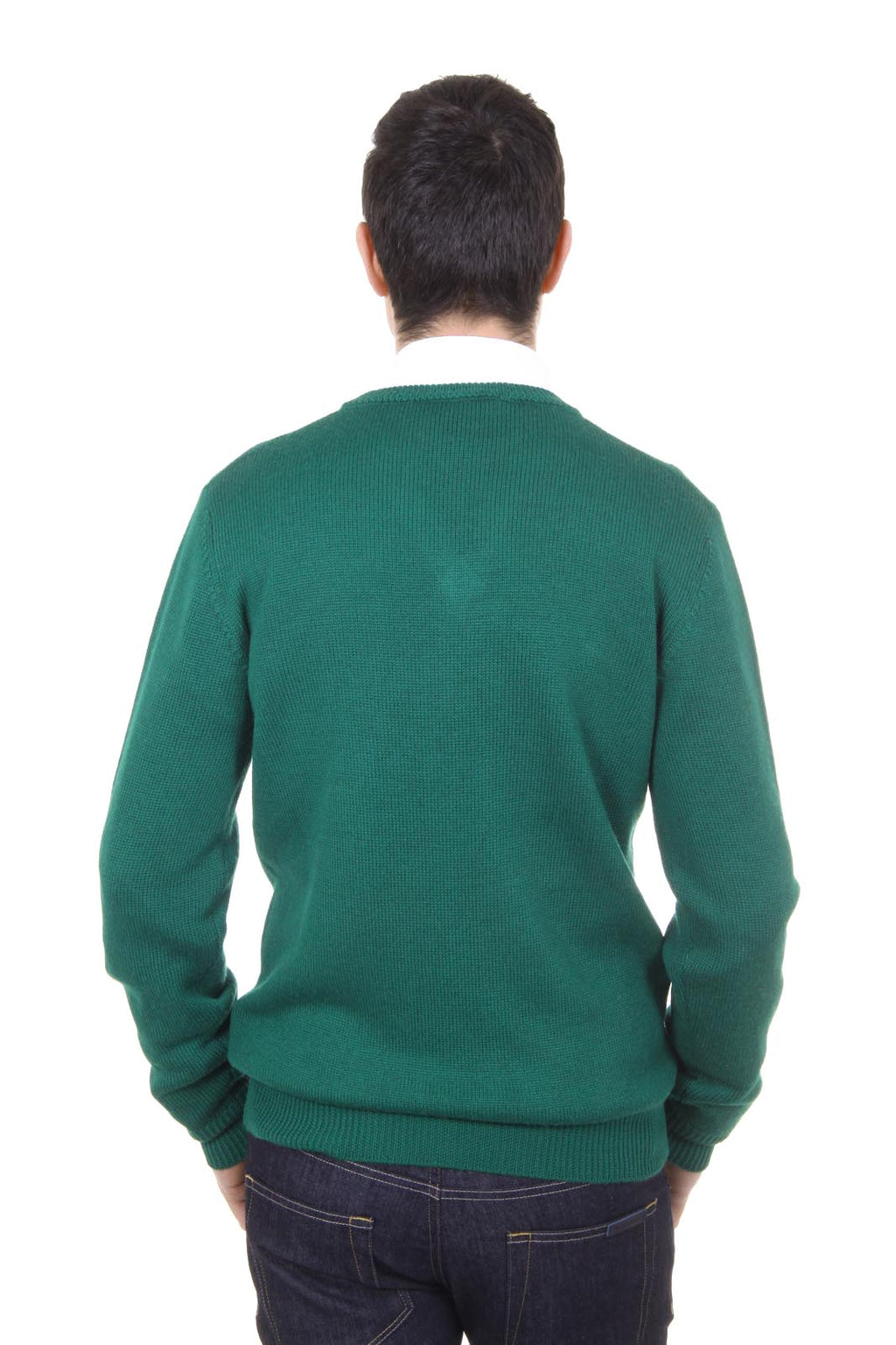 V 1969 Italia Jersey cuello pico hombre 9803 SCOLLO V VERDONE