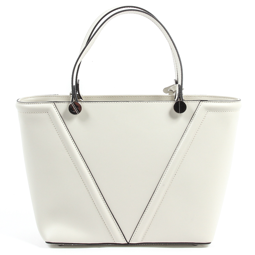 Bolso de mano para mujer V 1969 Italia V008-S RUGA CREMA