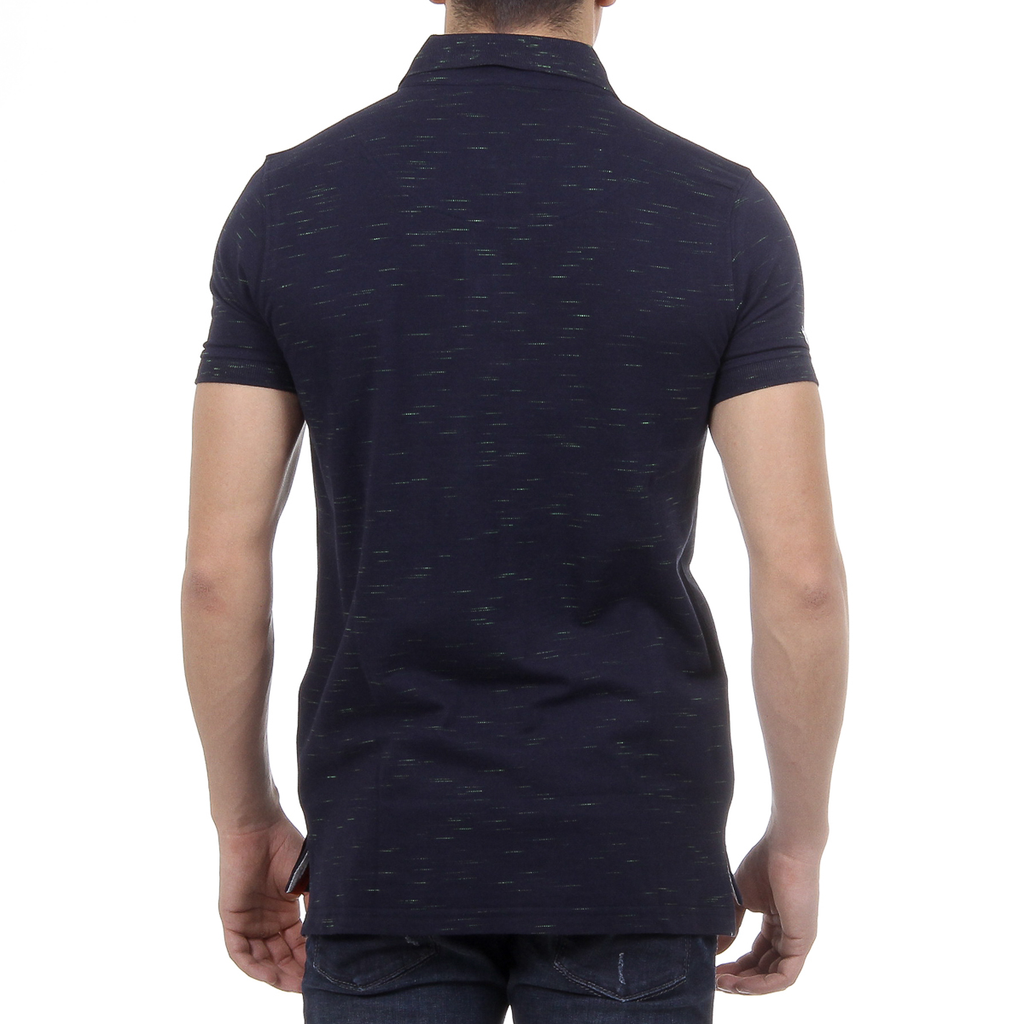 Andrew Charles Mens Polo Short Sleeves Dark Blue THOMAS