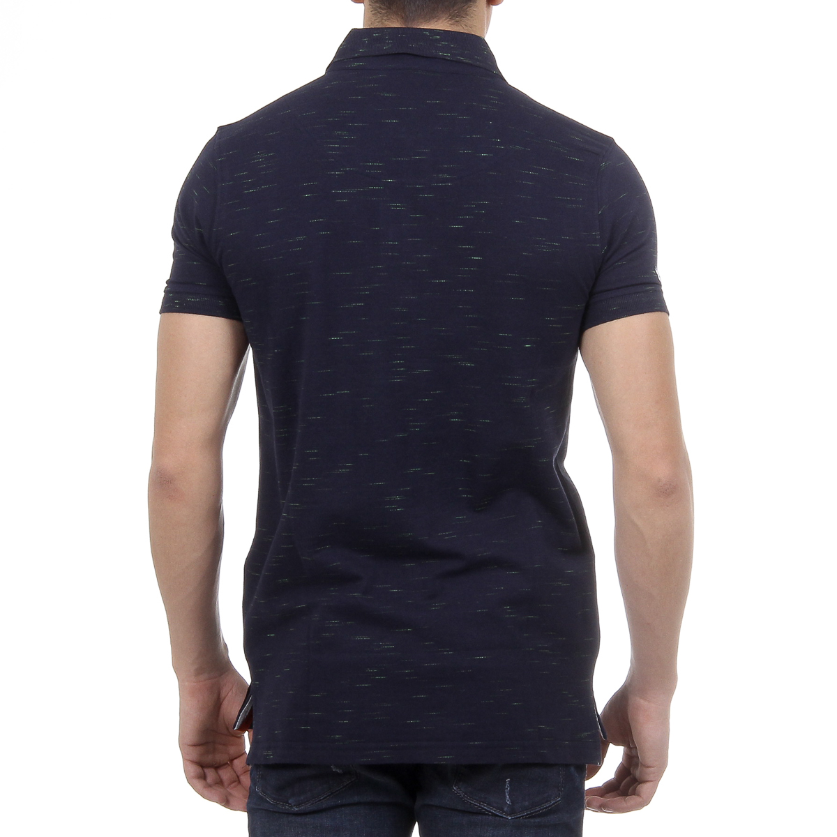 Andrew Charles Mens Polo Short Sleeves Dark Blue THOMAS