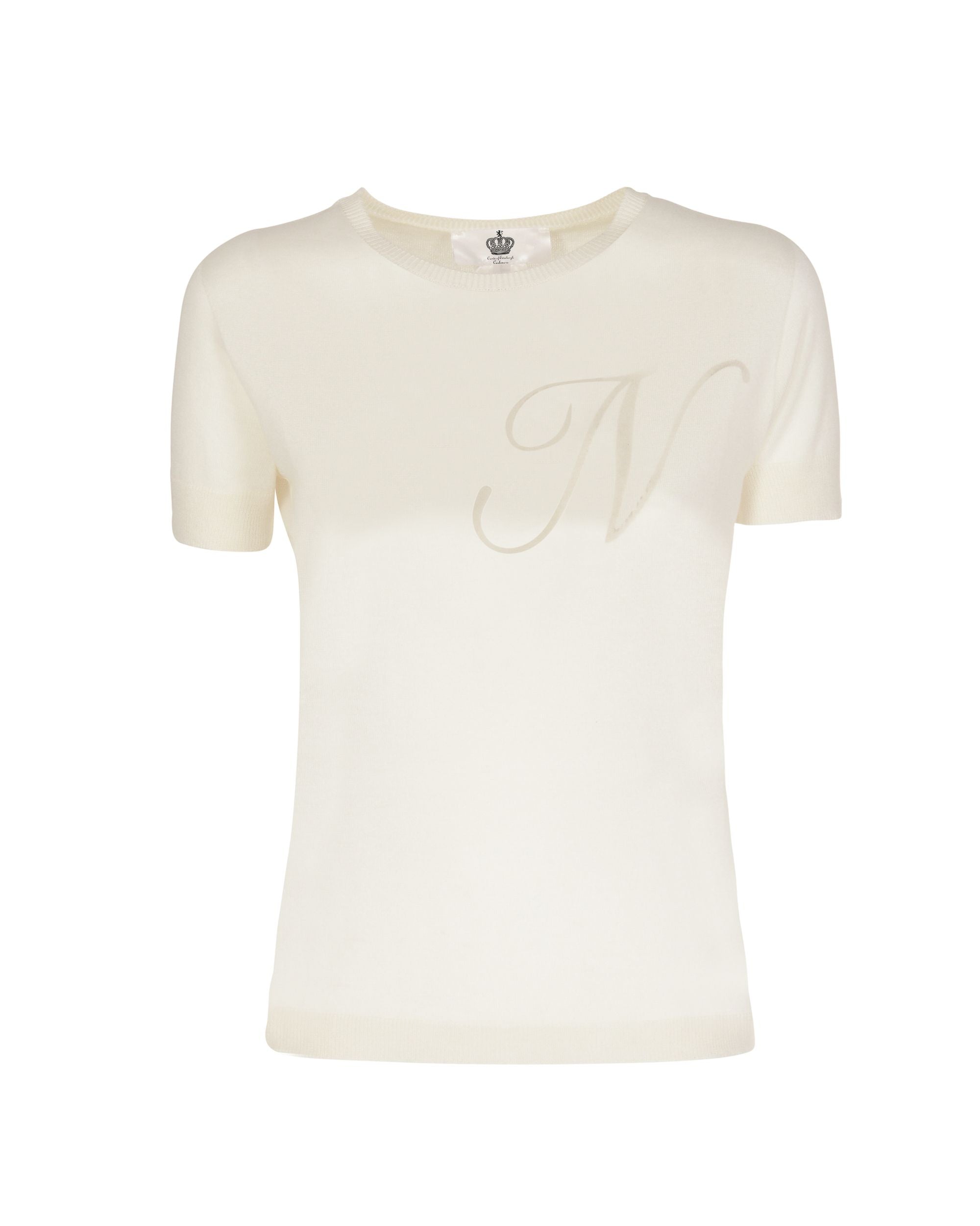 Dee Ocleppo Short Sleeve ART 003 IVORY LETTER N