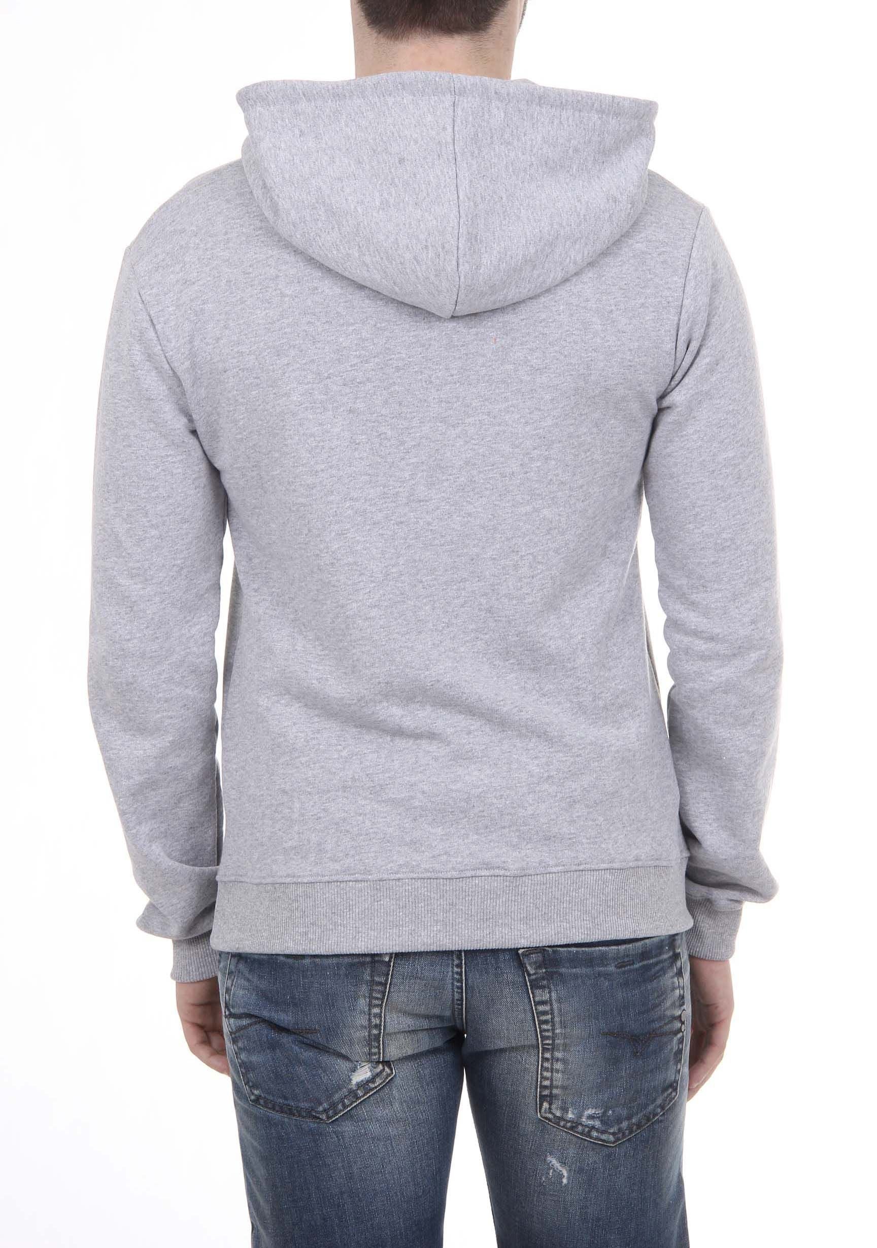 Sudadera con capucha V 1969 Italia para hombre ART. 4467 GRIS CLARO