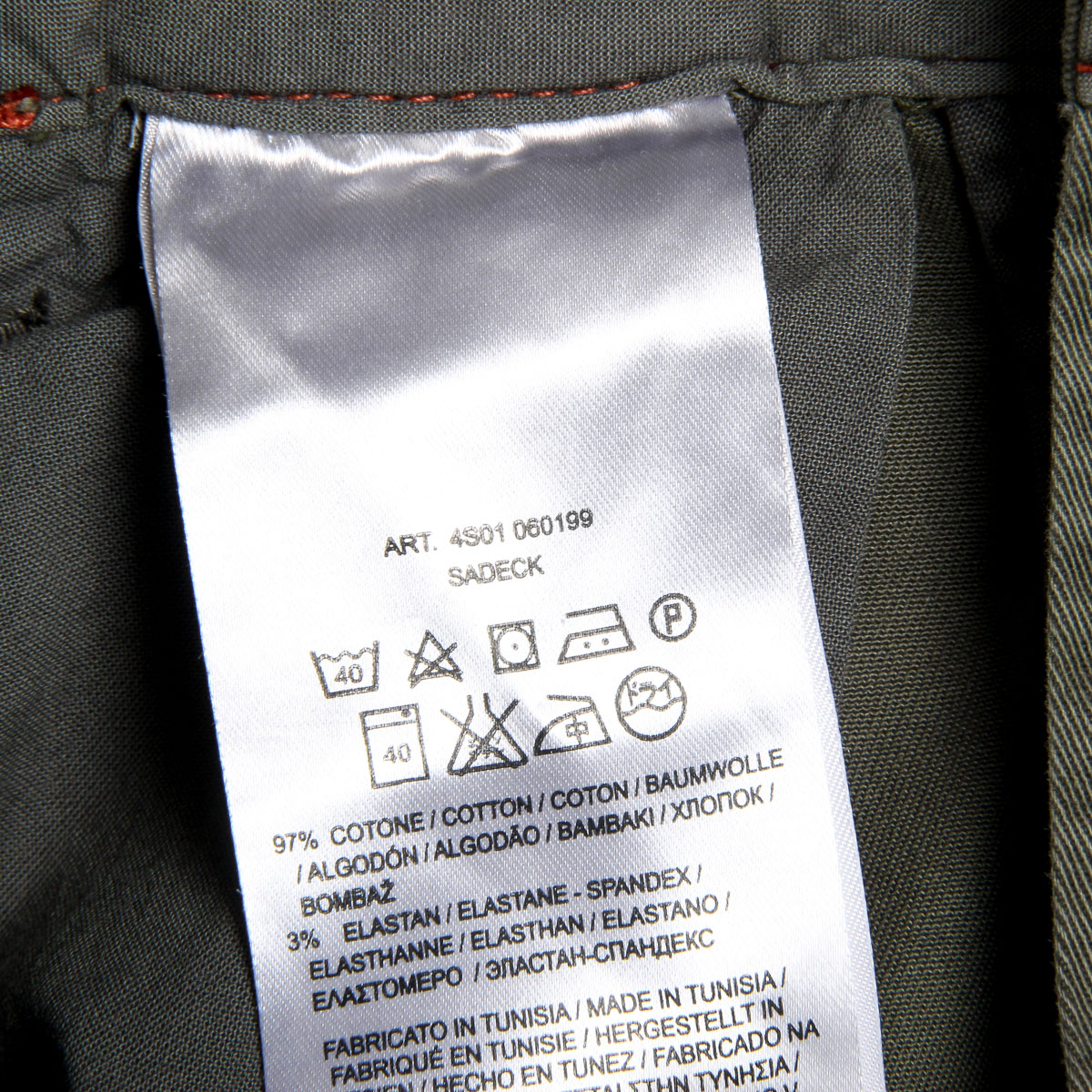 Pantalones cortos para hombre Andrew Charles verde SADECK