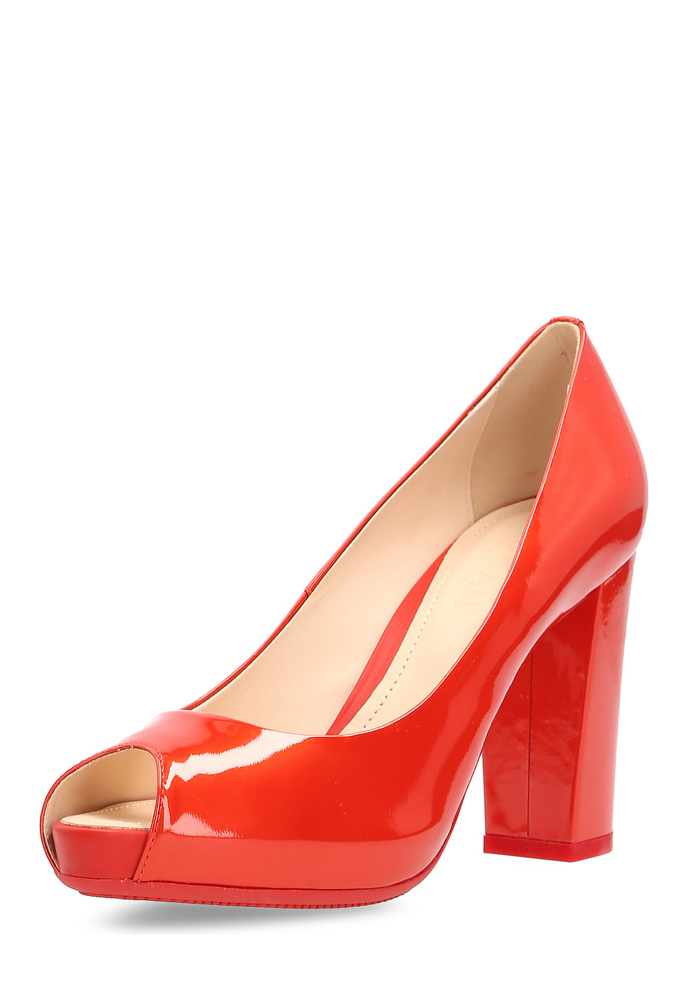 Zapatos de salón Hogan para mujer con punta abierta, color rojo, HXW2040G991D0AG829