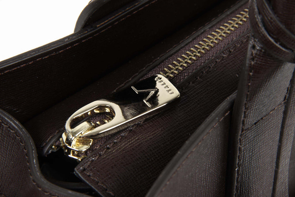 Bolso de mano para mujer V 1969 Italia V006 SAFFIANO T. MORO