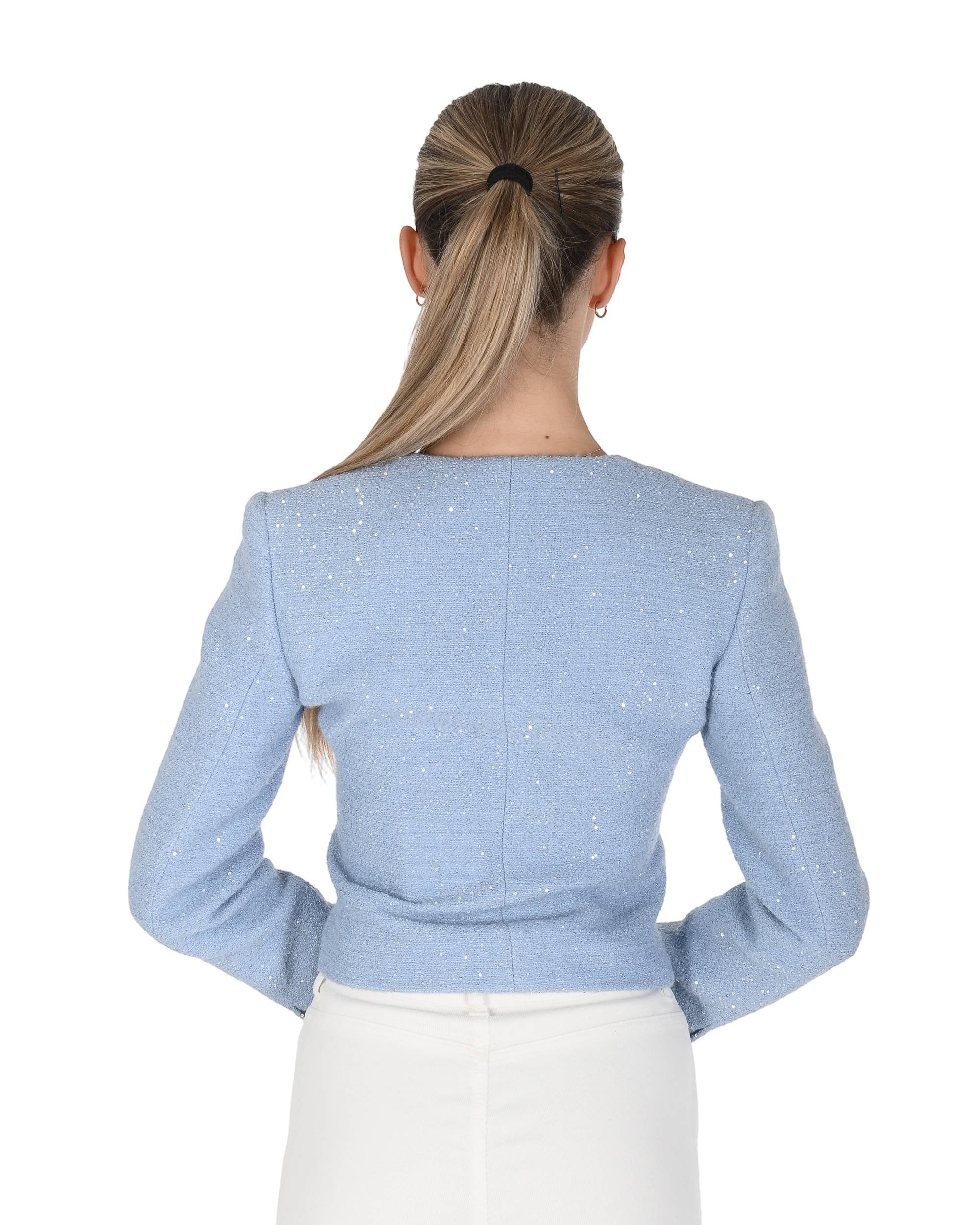 Chaqueta de mujer Alessandra Rich FABX3839F4382 1871 502