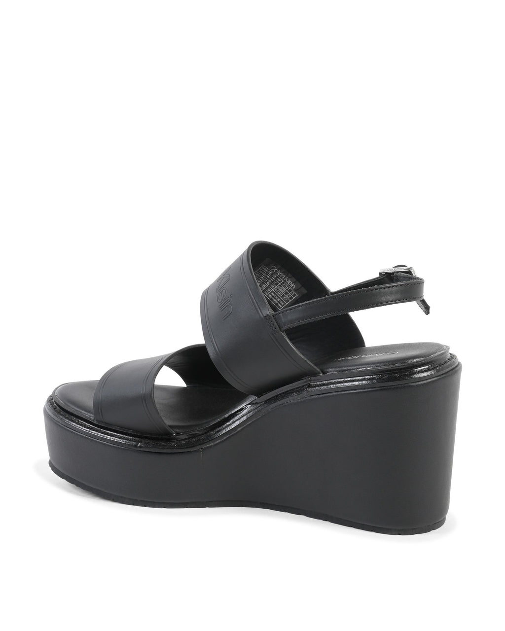 Calvin Klein Womens Platform Sandal Black HW0HW01137BAX