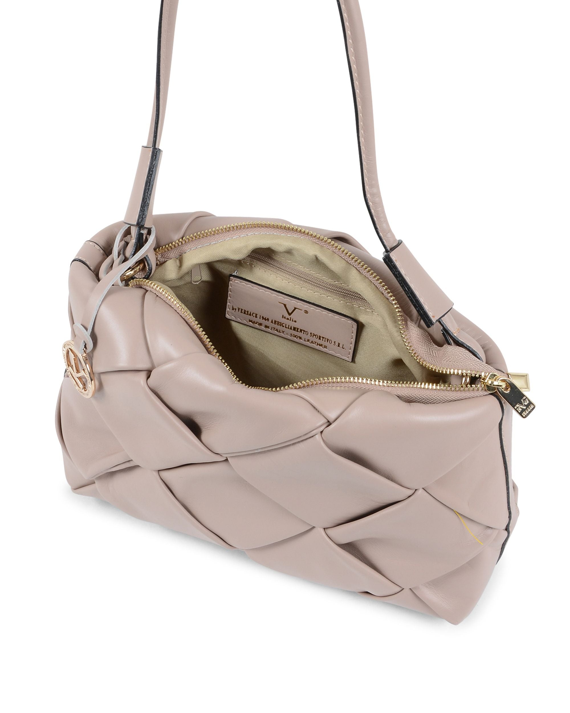 Bolso de hombro para mujer V Italia color piel V10230 52 SAUVAGE CIPRIA