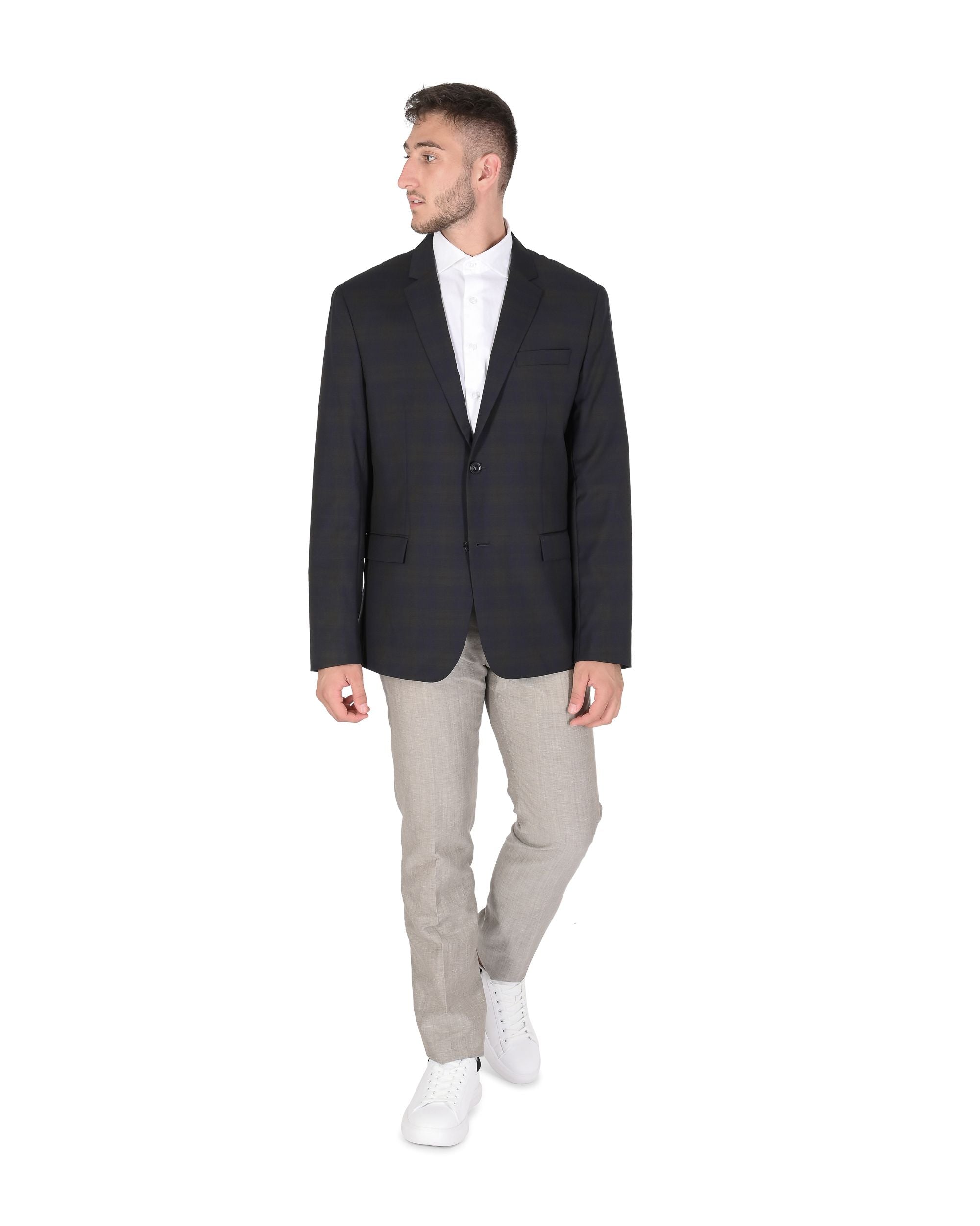 Calvin Klein Mens Blazer Blue K10K103281484