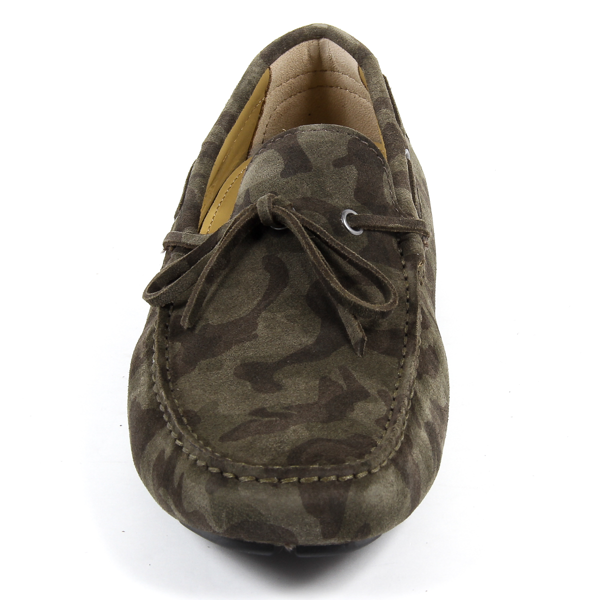 Mocasines V 1969 Italia para hombre, color verde ADAM