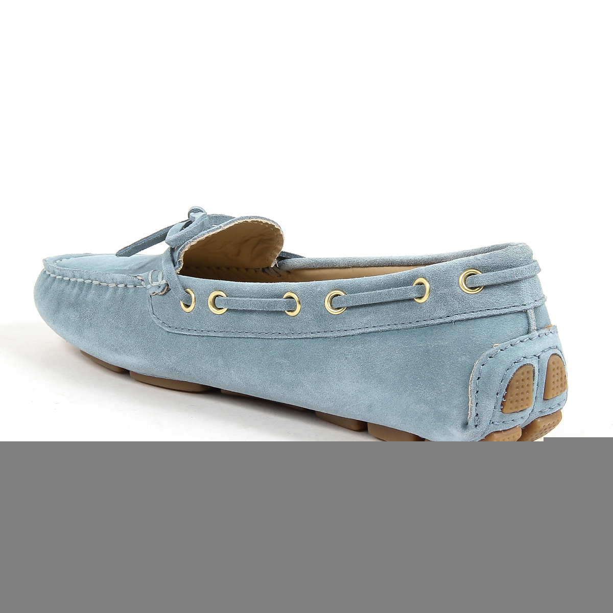 Mocasín Andrew Charles para mujer azul claro CAMILLA