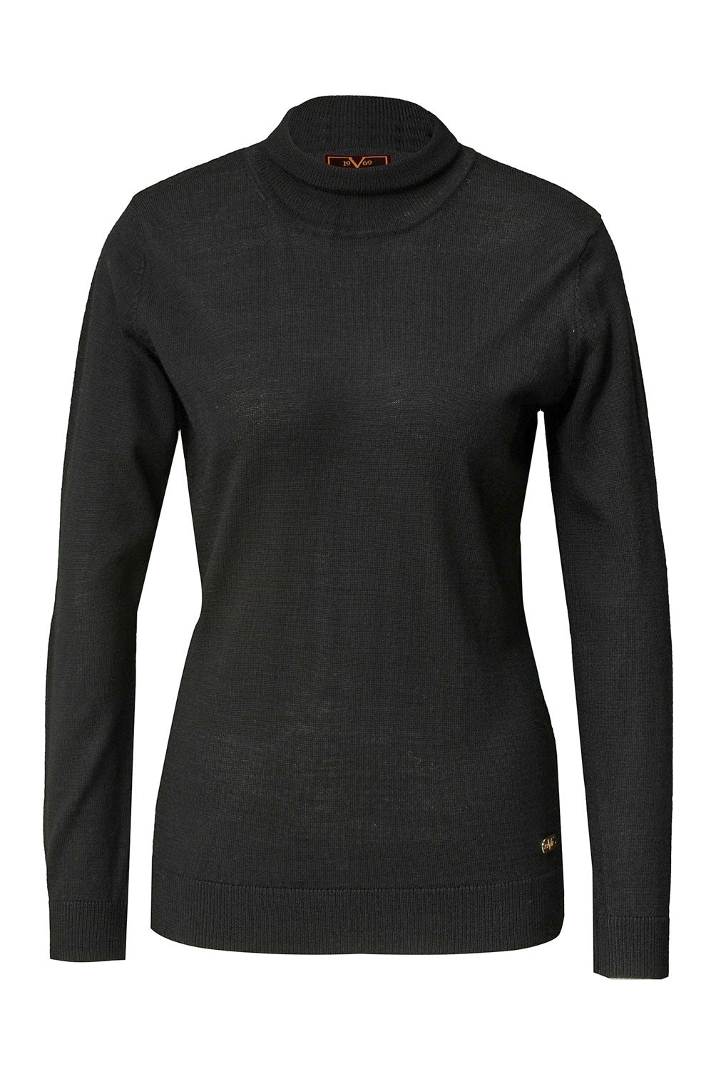 19V69 Italia Jersey de mujer negro KETTY BLACK