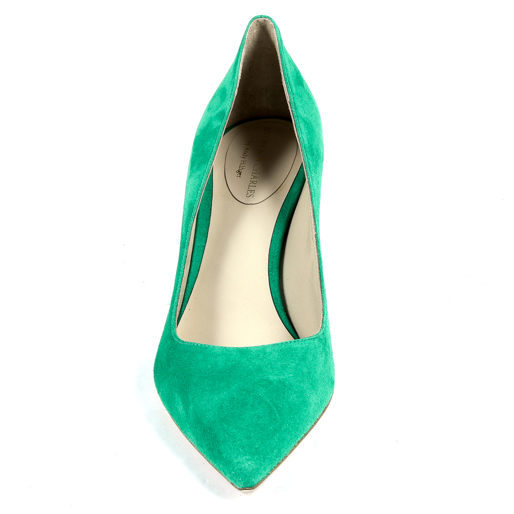 Andrew Charles Womens Pump Green CLEO