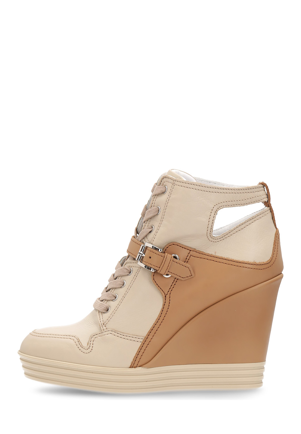 Botín Hogan para mujer en beige HXW1810I09000PF903X